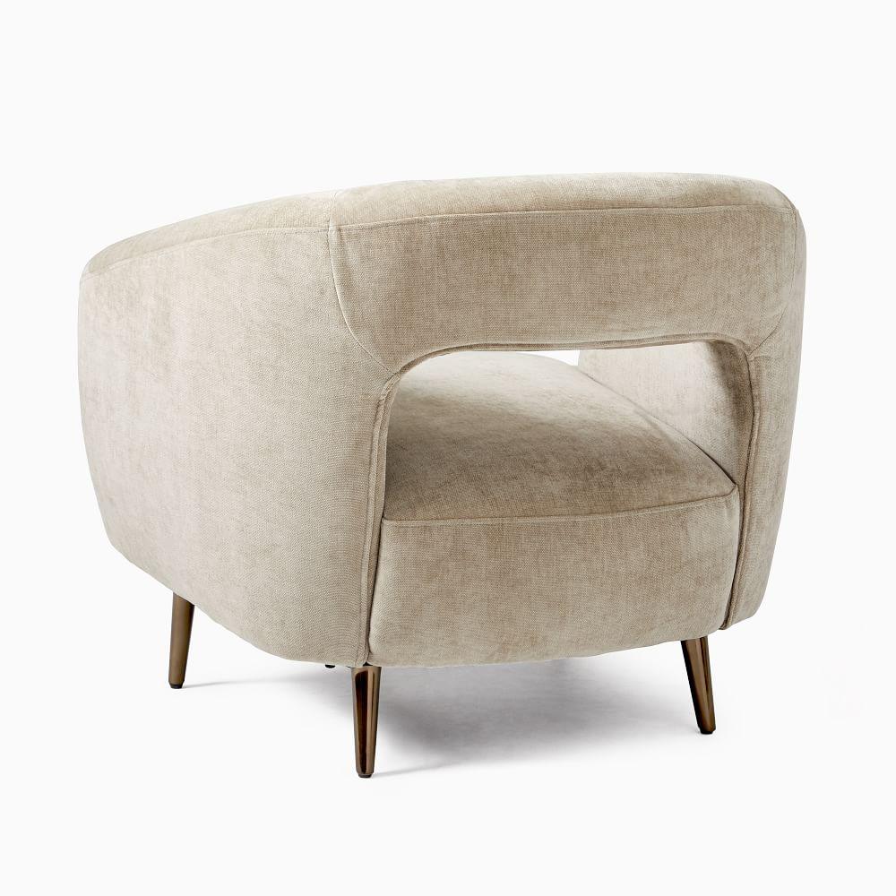 Armchair - Beech Wood - Linen- Multi color - 85x75x85 cm - Cataloug