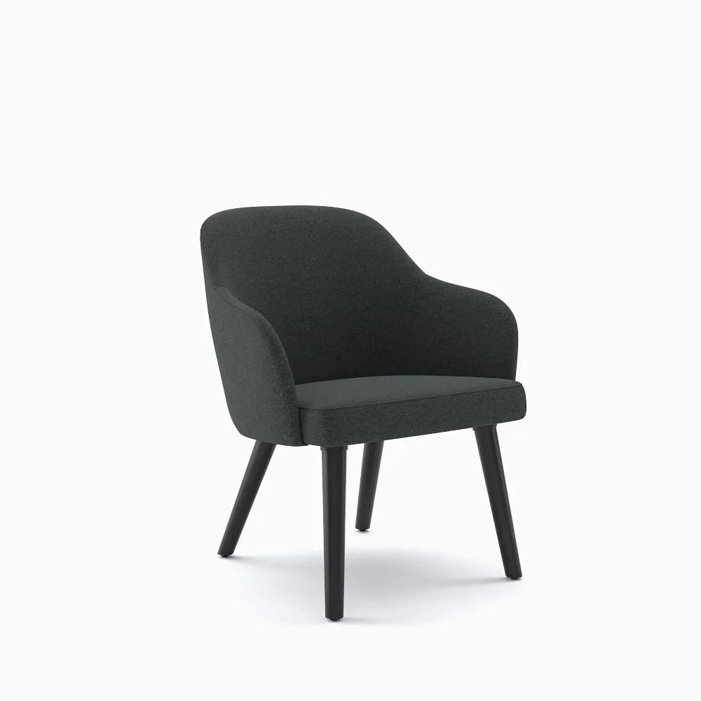 Armchair - Oak Wood - Beech Wood - Linen- Multi color - 55x50x90 cm - Cataloug