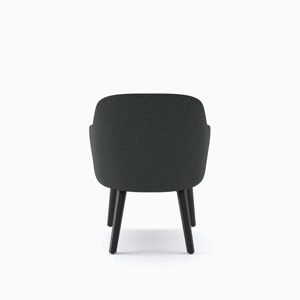 Armchair - Oak Wood - Beech Wood - Linen- Multi color - 55x50x90 cm - Cataloug