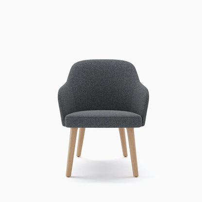 Armchair - Oak Wood - Beech Wood - Linen- Multi color - 55x50x90 cm - Cataloug