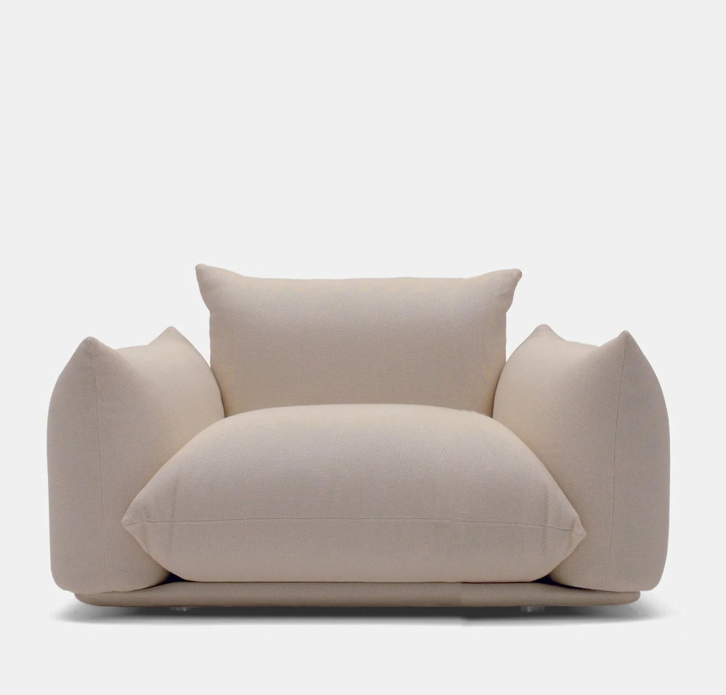 Armchair - Beech Wood - Linen- Multi color - 110x90x75 cm - Cataloug