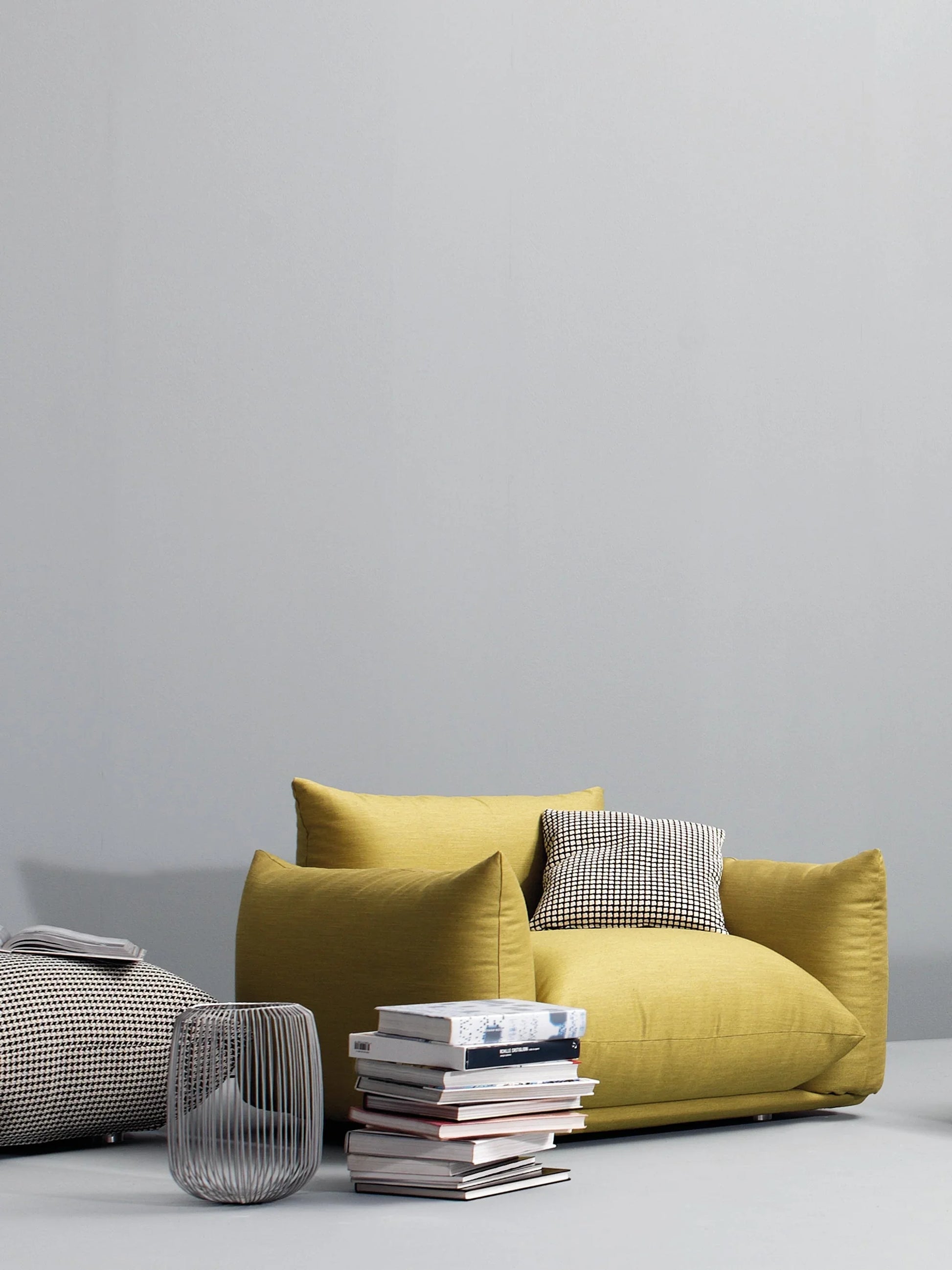 Armchair - Beech Wood - Linen- Multi color - 110x90x75 cm - Cataloug
