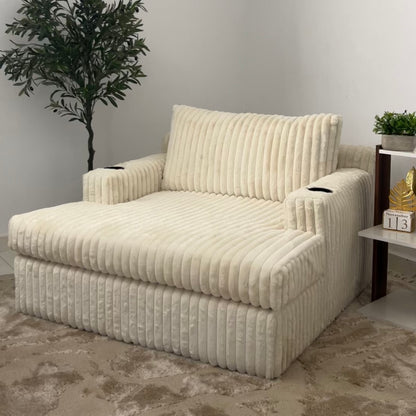 Oversize Chair - Beech Wood -Multi Fabrics - Multi color - 120x120x70 cm