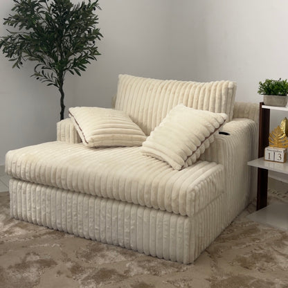 Oversize Chair - Beech Wood -Multi Fabrics - Multi color - 120x120x70 cm