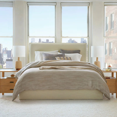 Bed - MDF - Linen - Beige - 160 CM - Cataloug