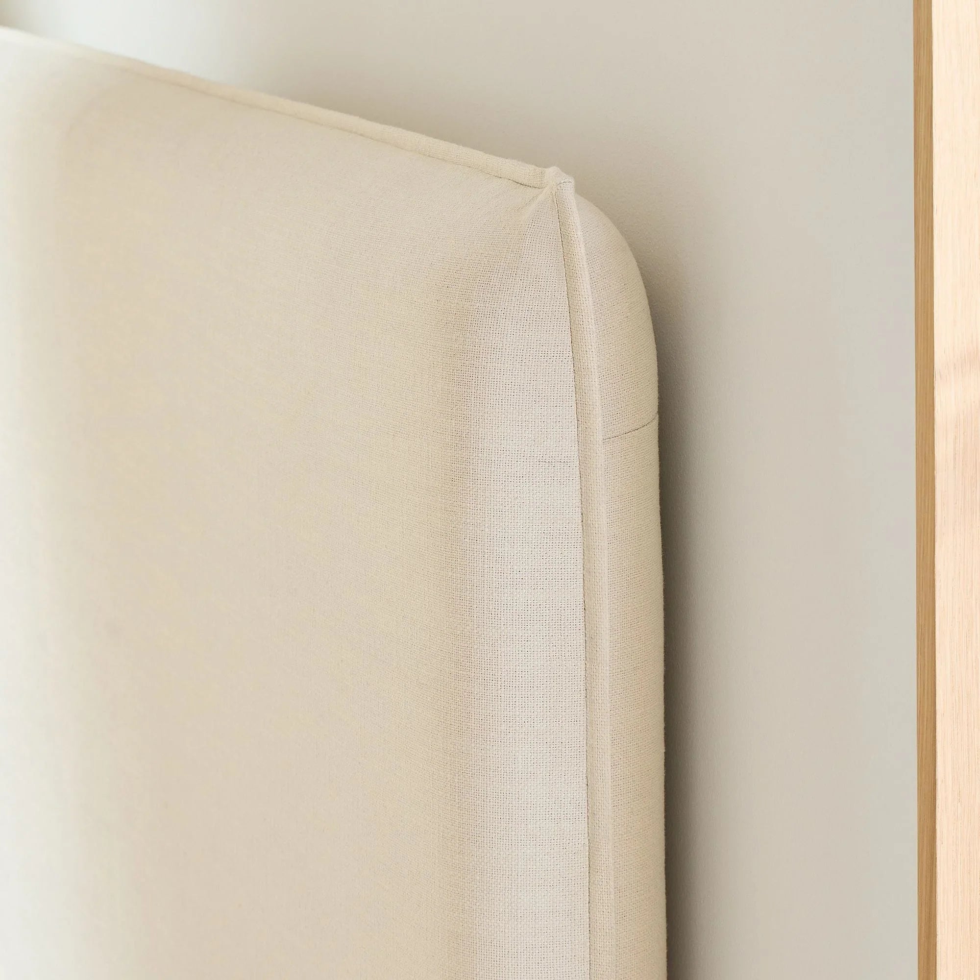 Bed - MDF - Linen - Beige - 160 CM - Cataloug