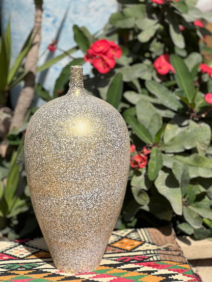 Large Vase - 2 pieces - White & Gold - Multi Size