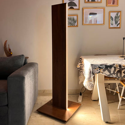 Touch Floor Lamp - LED - MDF Wood - Multi Color -40x40x160 cm