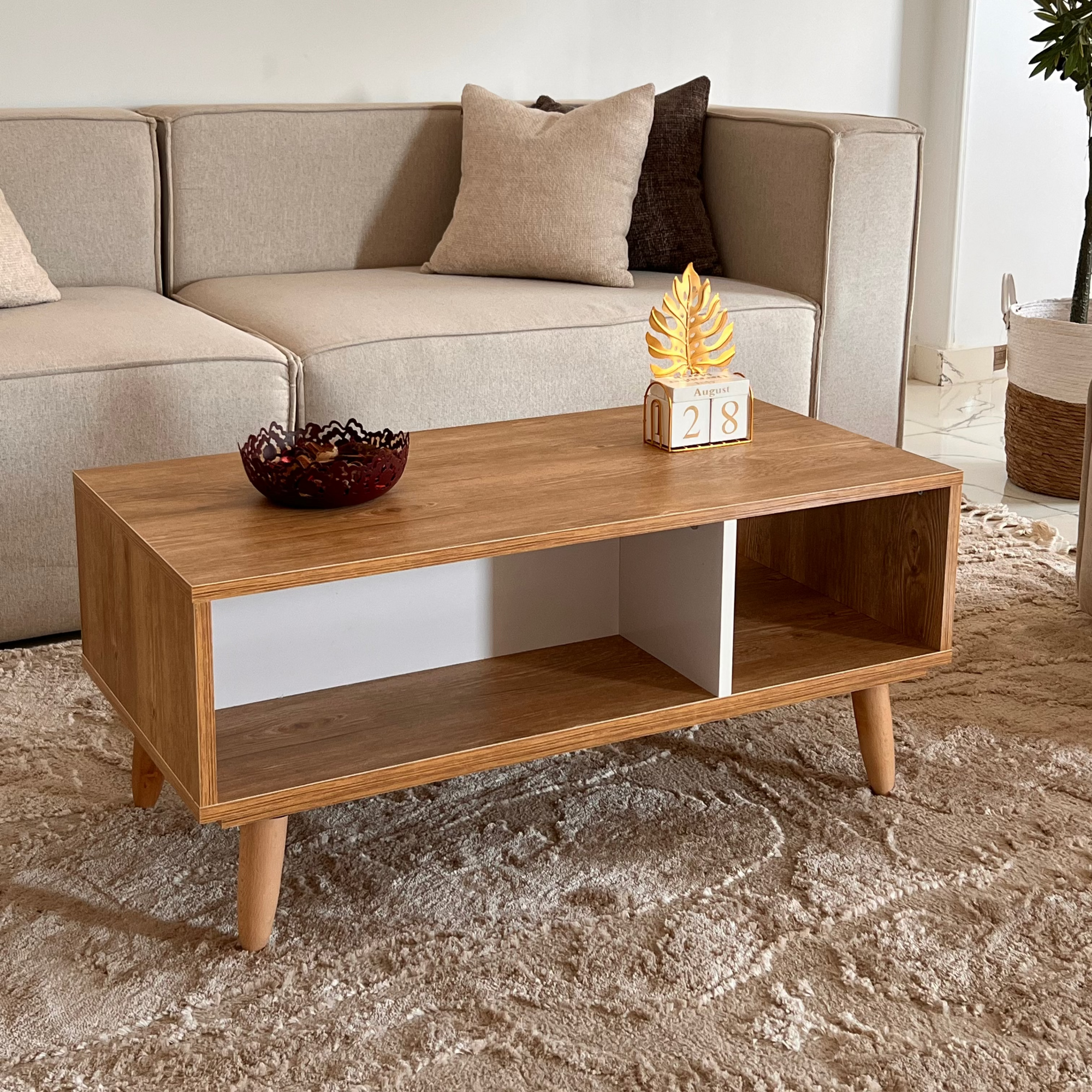 Bundle of TV Table and Coffee Table - Multi Color - Cataloug