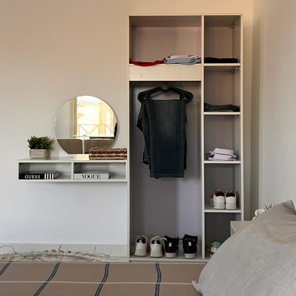 Full Bedroom - MDF  - White & Grey