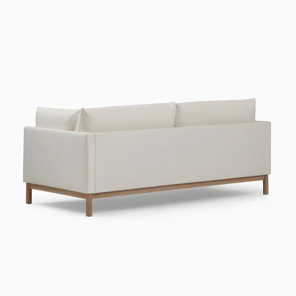 Sofa - Oak Wood - Beech Wood - Linen Fabric - 230x85 cm - Cataloug