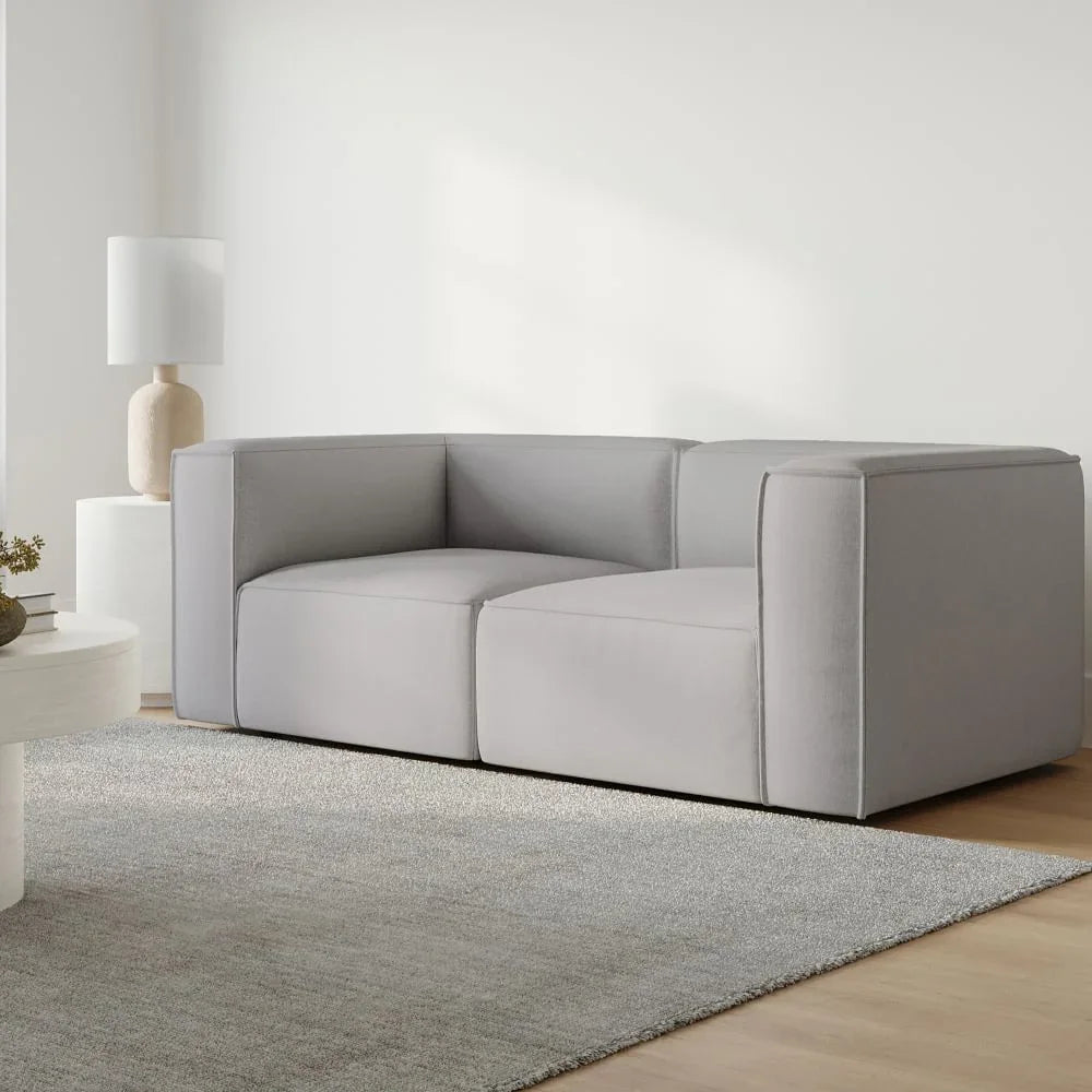 Sofa - Beech Wood - Velvet Fabric - 200x85 cm - Cataloug