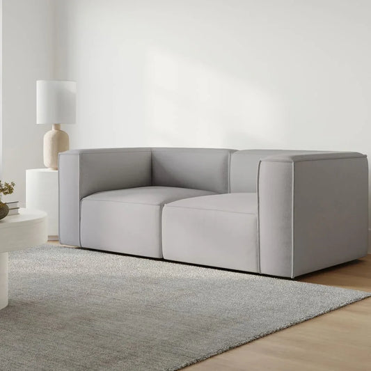 Sofa - Beech Wood - Velvet Fabric - 200x85 cm - Cataloug