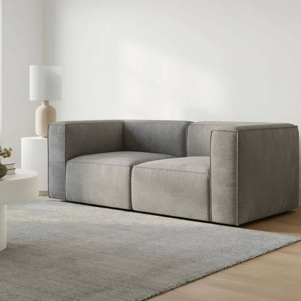 كنبه - خشب طبيعي - قماش متعدد - 200×85 سم