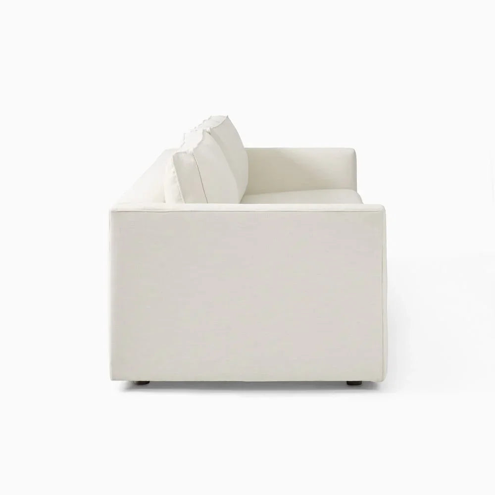 Sofa - Beech Wood - Linen Fabric - 200X85 cm - Cataloug