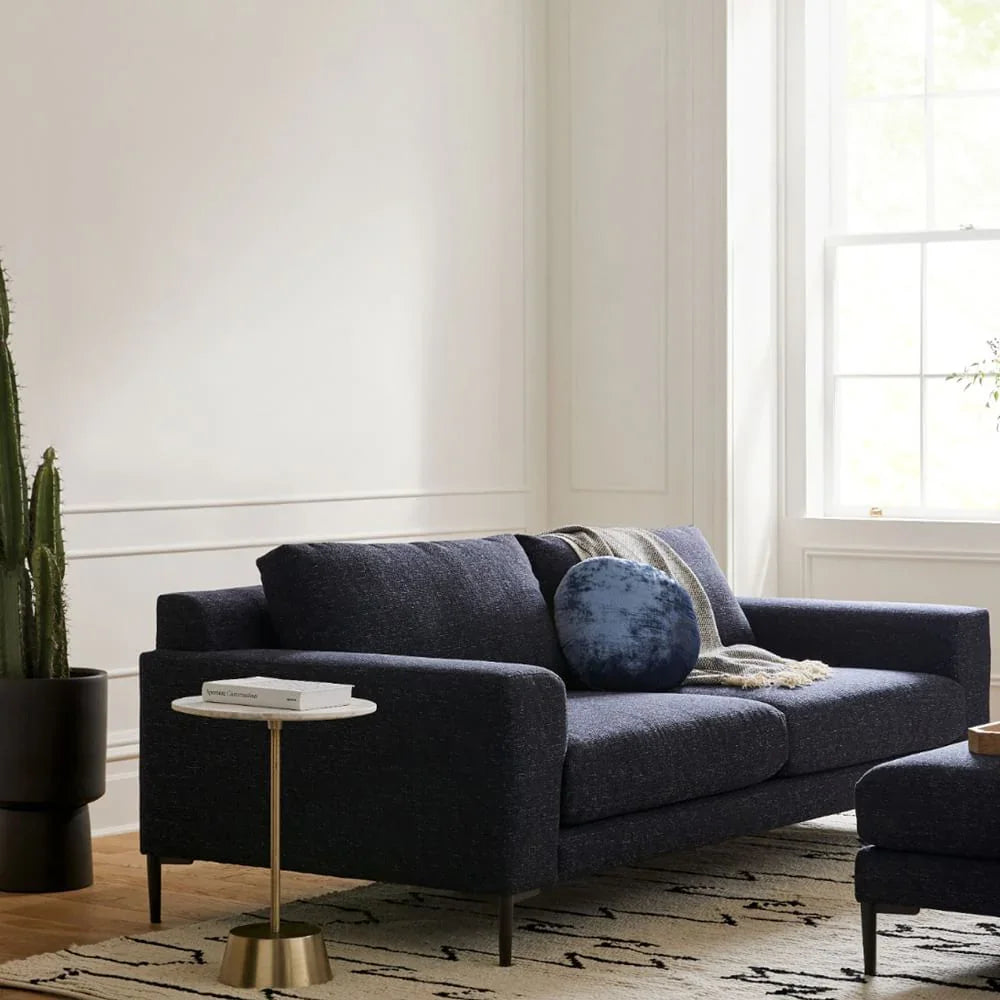 Sofa - Beech Wood - Linen Fabric - 230x90 cm - Cataloug