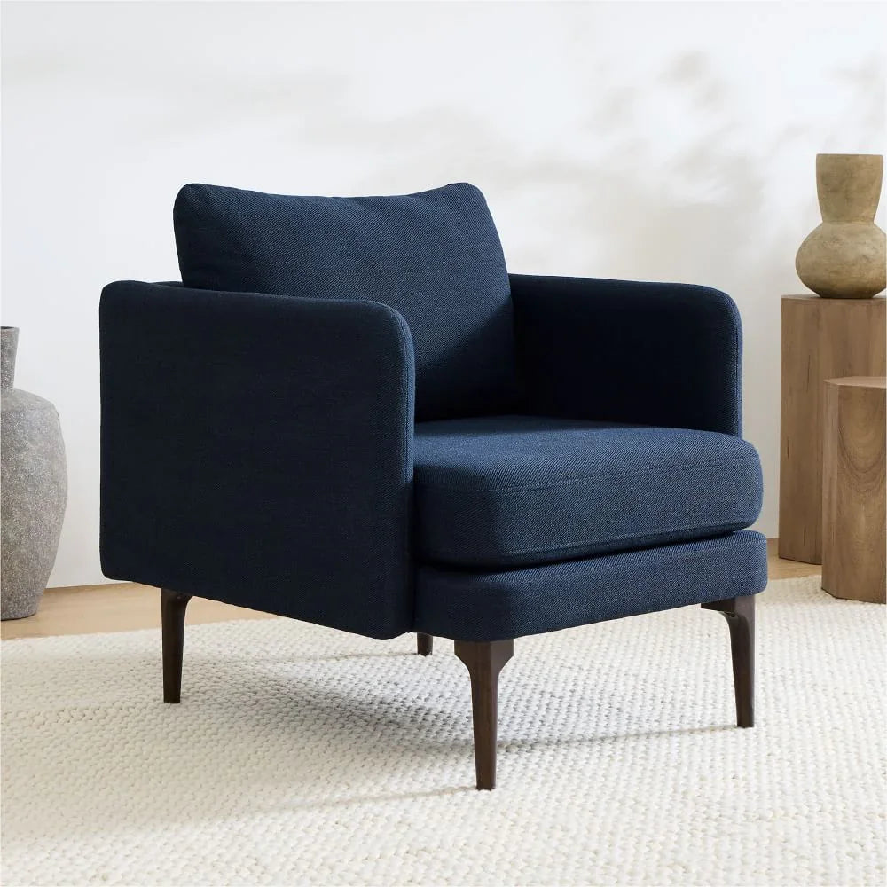 Armchair - Beech Wood - Linen- Multi color - 80x75x90 cm - Cataloug