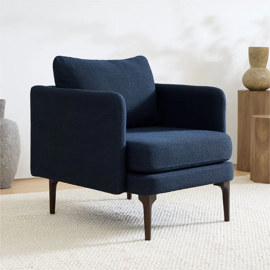 Armchair - Beech Wood - Linen- Multi color - 80x75x90 cm - Cataloug