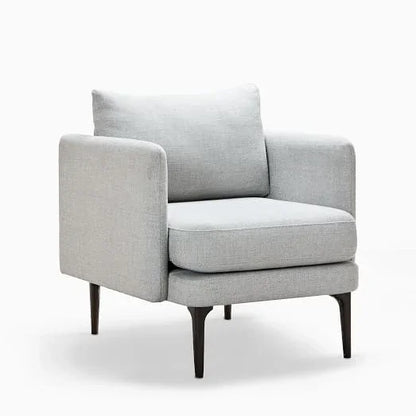 Armchair - Beech Wood - Linen- Multi color - 80x75x90 cm - Cataloug