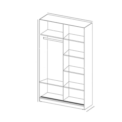 غرفة نوم شباب كامله - خشب ام دي اف - أبيض