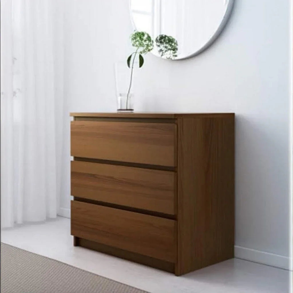 Drawer Unit - MDF Wood - Brown - 70x40x72 cm - Cataloug