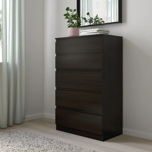 Drawer Unit - MDF Wood - Brown - 70x40x112 cm - Cataloug