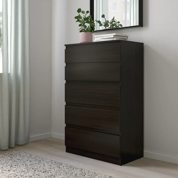 Drawer unit - MDF Wood - Brown - 70x40x112 Cm - Cataloug