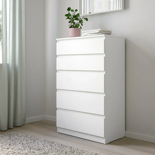 Drawer Unit - MDF Wood - White - 70x40x112 cm - Cataloug