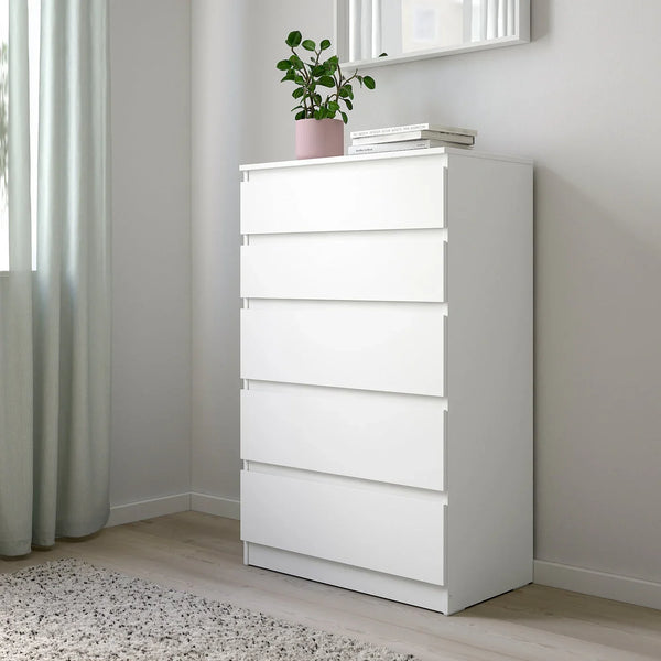 Drawer Unit - MDF Wood - White - 70x40x112 cm - Cataloug