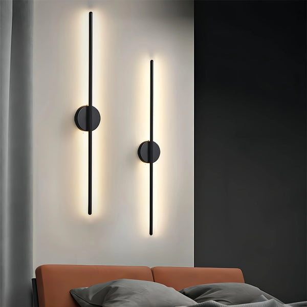 Wall Lamp - Metal - Black - 50×5×50 cm