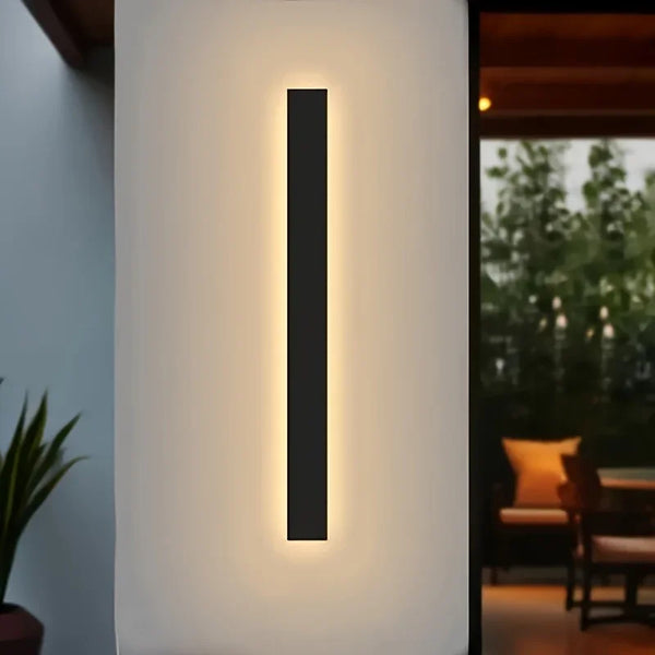 Wall Lamp - Metal - Black - 40×5×40 cm