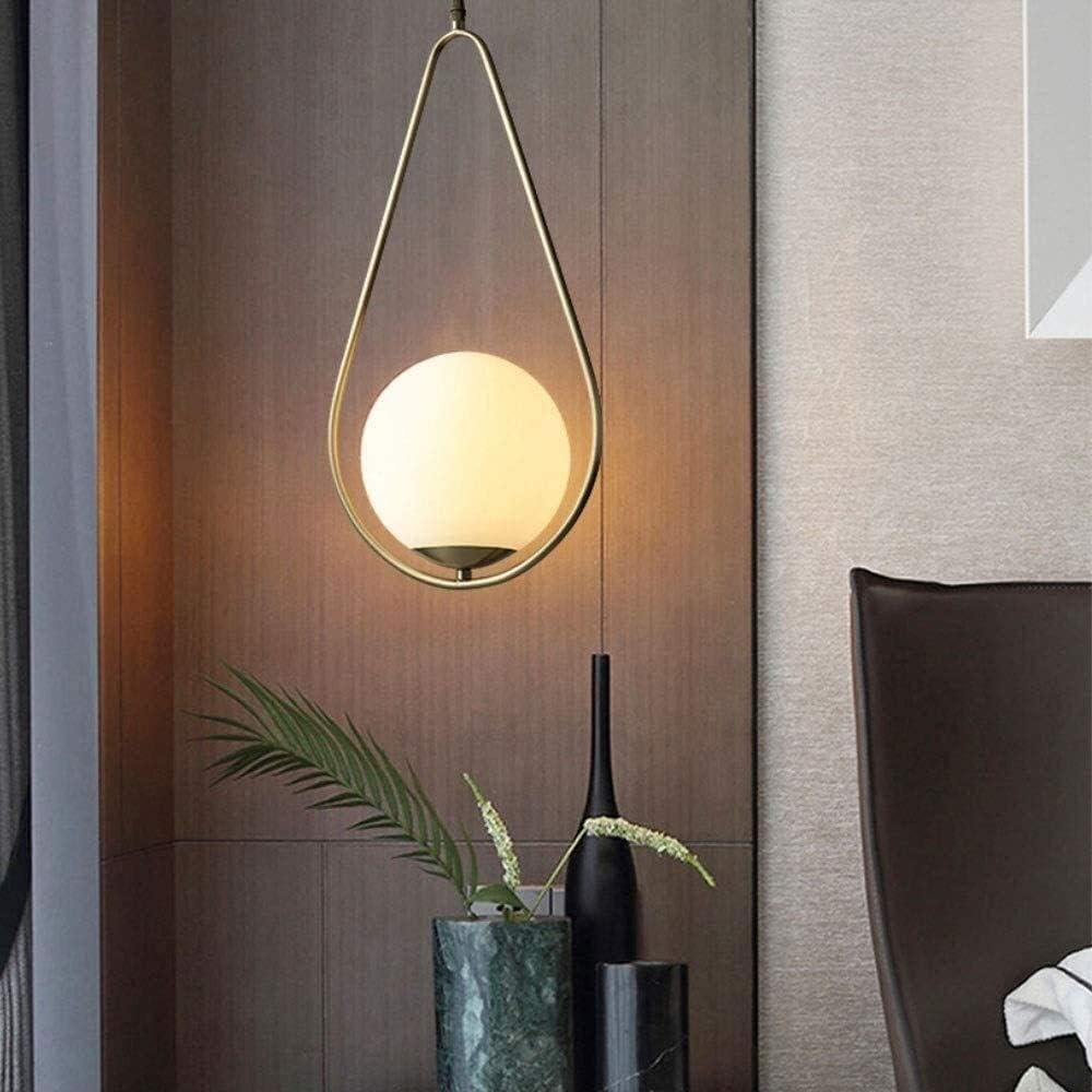 Ceiling Lamp - Metal & Glass - Gold - 50×25×50 cm