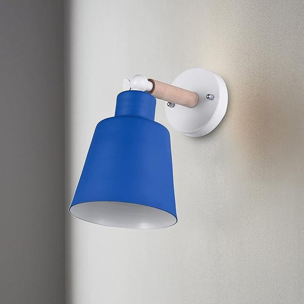 Wall Lamp - Metal - Blue - 30×20×30 cm