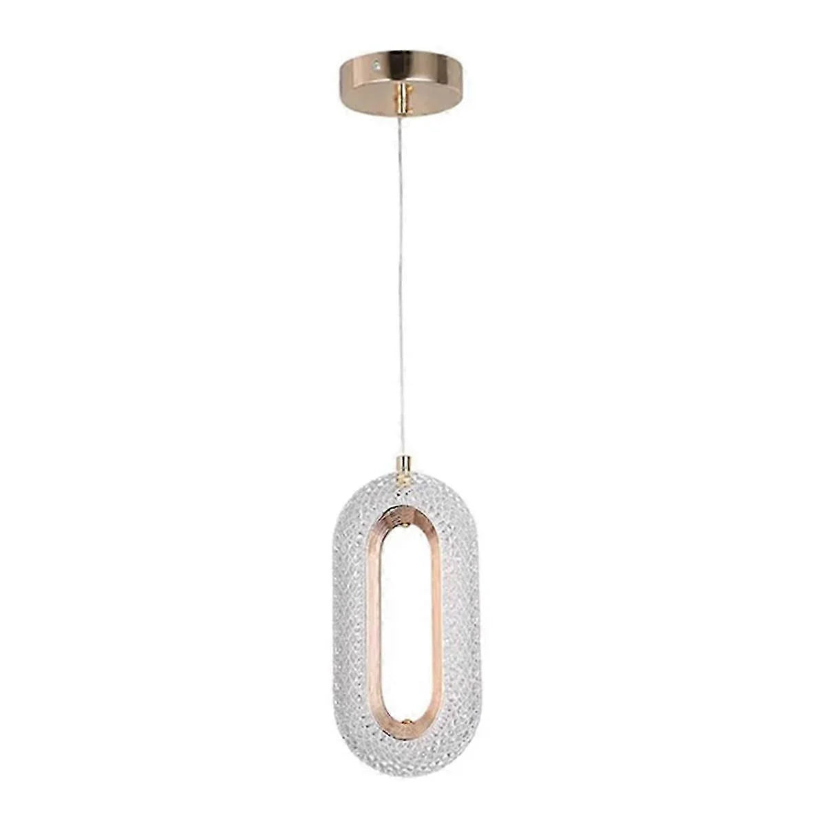 Ceiling Lamp - Acrylic - Gold - 25×15×25 cm