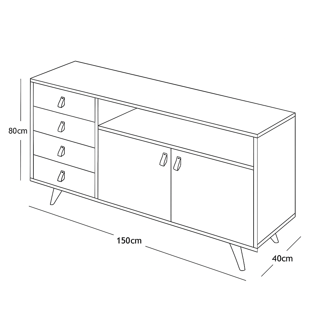 Buffet 150x40x80