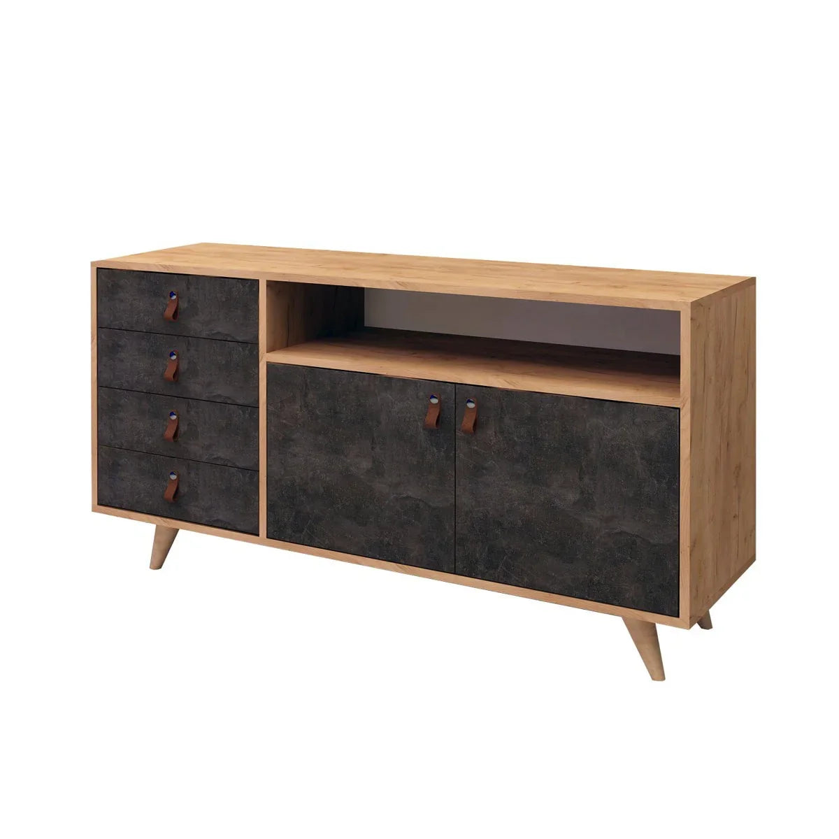 Buffet - MDF Wood - Multi Color - 150x40x80 cm - Cataloug