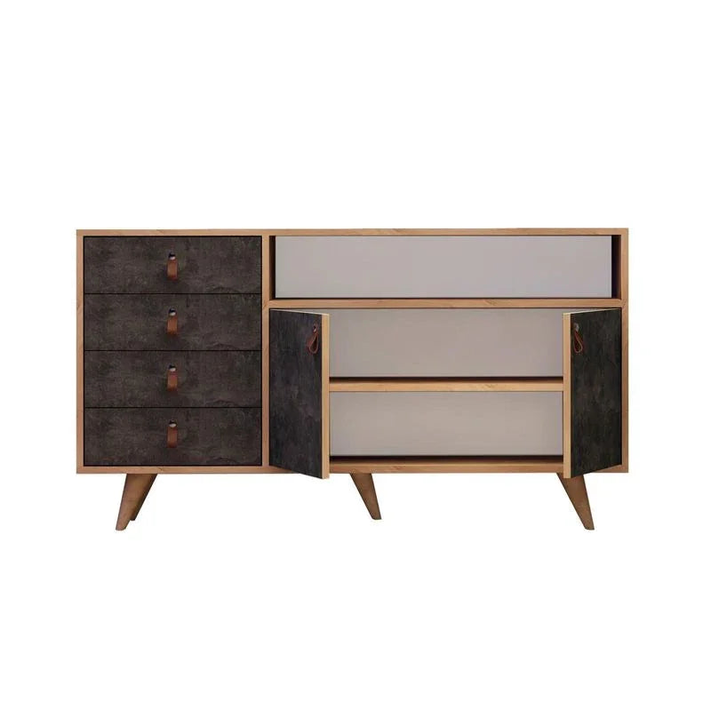 Buffet - MDF Wood - Multi Color - 150x40x80 cm - Cataloug