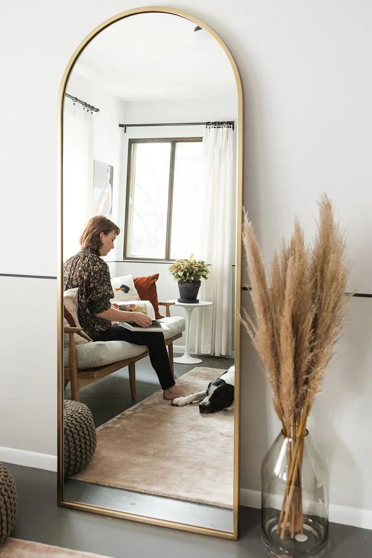 Mirror - Steel - Gold - 200x80 cm - Cataloug