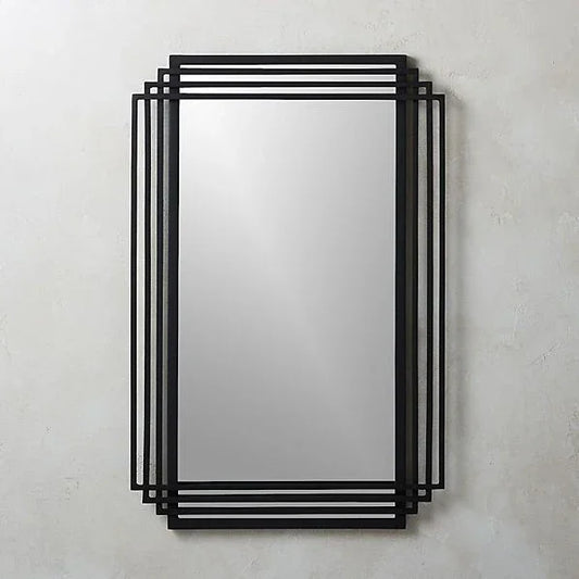 Mirror - Steel - Black - 140x110 cm - Cataloug