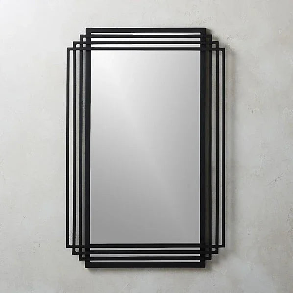 Mirror - Steel - Black - 140x110 cm - Cataloug