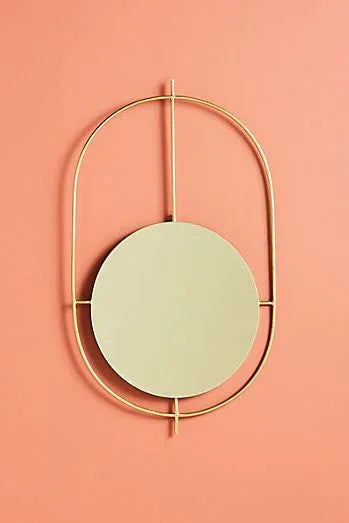 Mirror - Steel - Gold - 100x60 cm - Cataloug