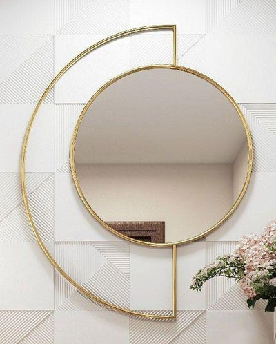 Mirror - Steel - Gold - 100x70 cm - Cataloug