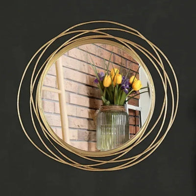 Mirror - Steel - Gold - 80x80 cm - Cataloug