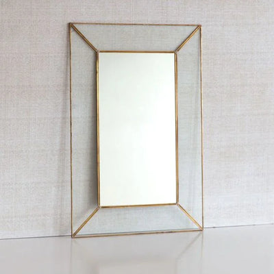 Mirror - Steel - Gold - 130x80 cm - Cataloug