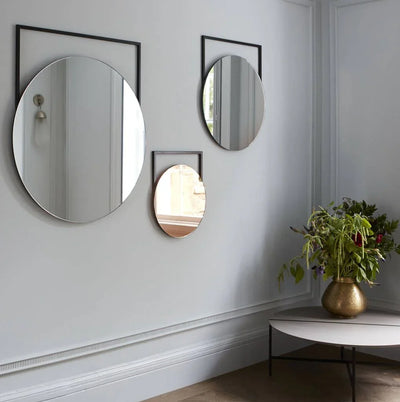 Mirror - Steel - Black - 50x60x70 cm - Cataloug