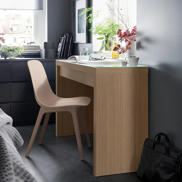 Desk - MDF Wood - Beige - 120x41x77 cm - Cataloug