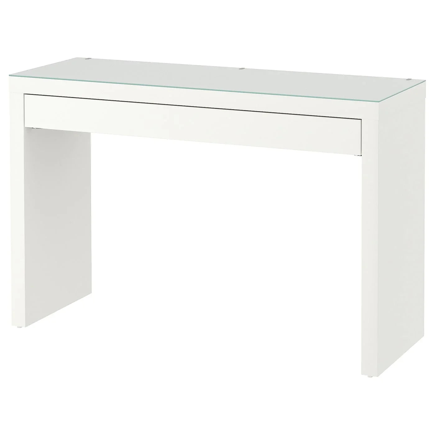 Desk - MDF Wood - White - 120x41x77 cm - Cataloug