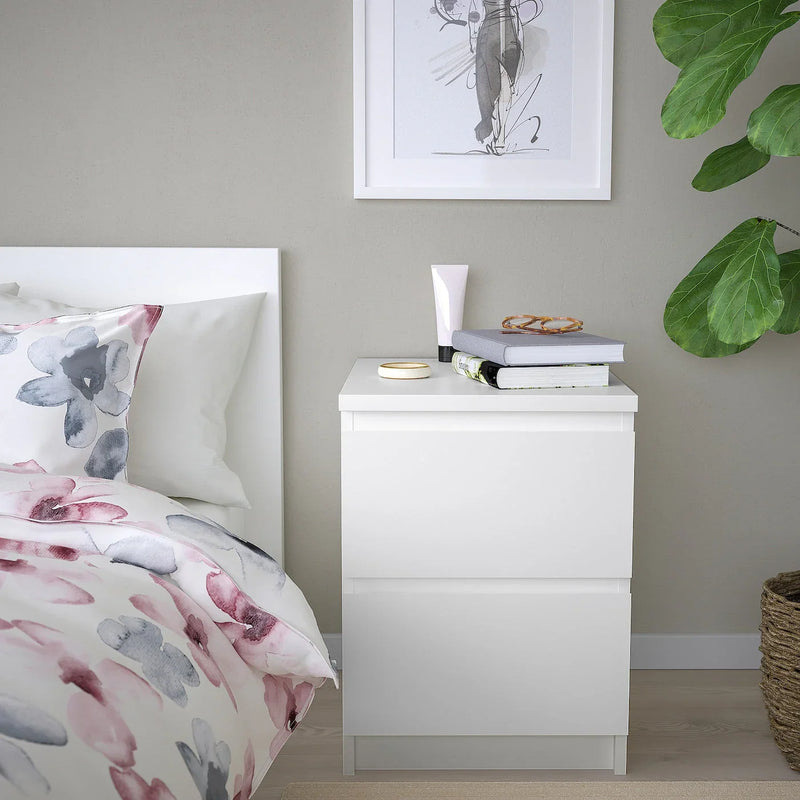 Commode - MDF Wood - White - 40x45x55 cm - Cataloug