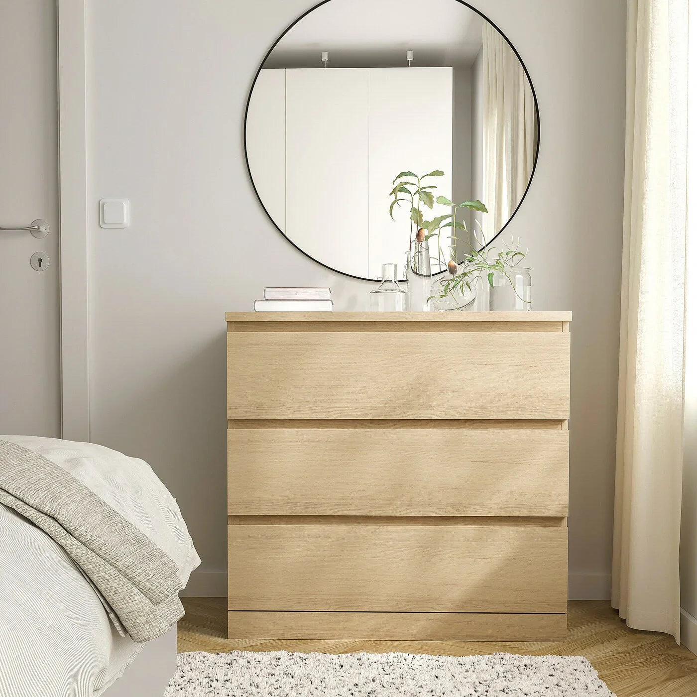 Drawer Unit - MDF Wood - Beige - 78x45x76 cm - Cataloug
