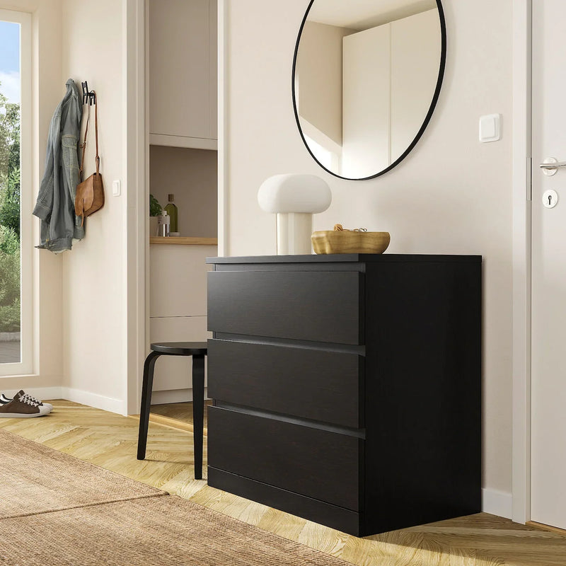 Drawer Unit - MDF Wood - Brown - 78x45x76 cm - Cataloug